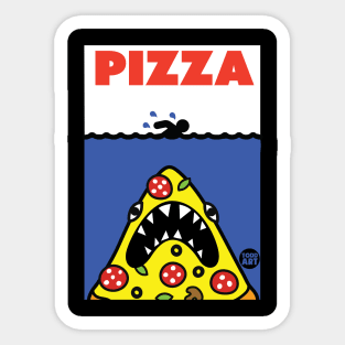 PIZZA JAWS Sticker